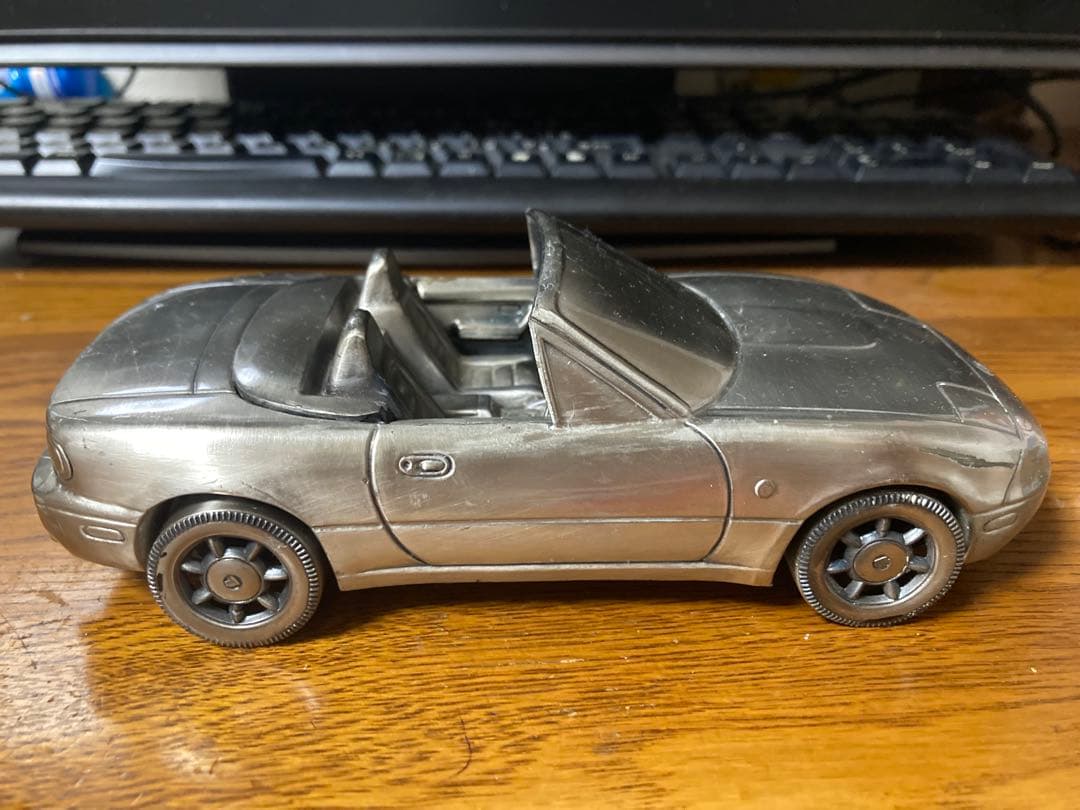 希少 ビンテージ マツダ ユーノス ロードスター ステンレス製 ミニカー 旧車