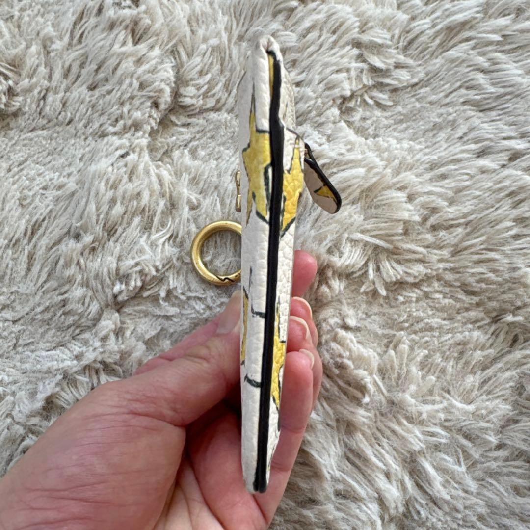 COACH コーチ 星柄 /カードケース レザー製 C金具