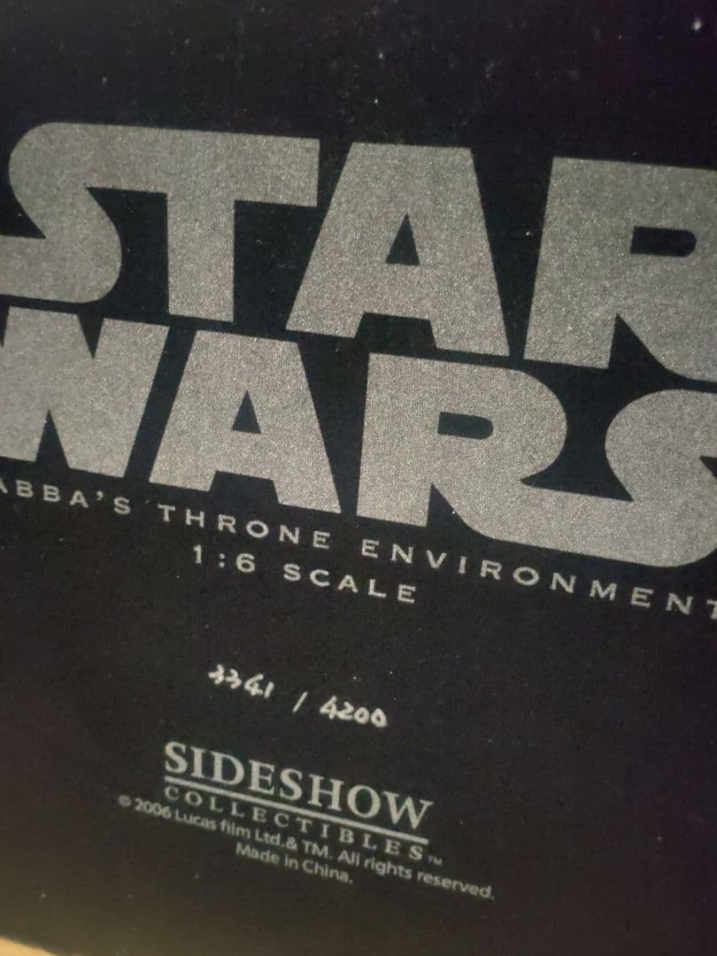 Sideshow　ジャバザハットの台座　サイドショウ　訳あり　画像の内容のみ発送