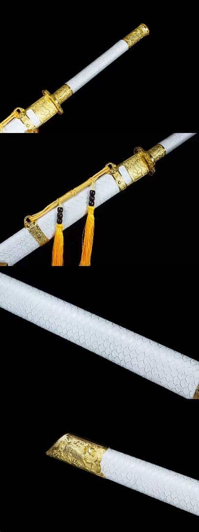 金バット麟龍-直刀 古兵器 武具　刀装具　日本刀　模造刀 居合刀