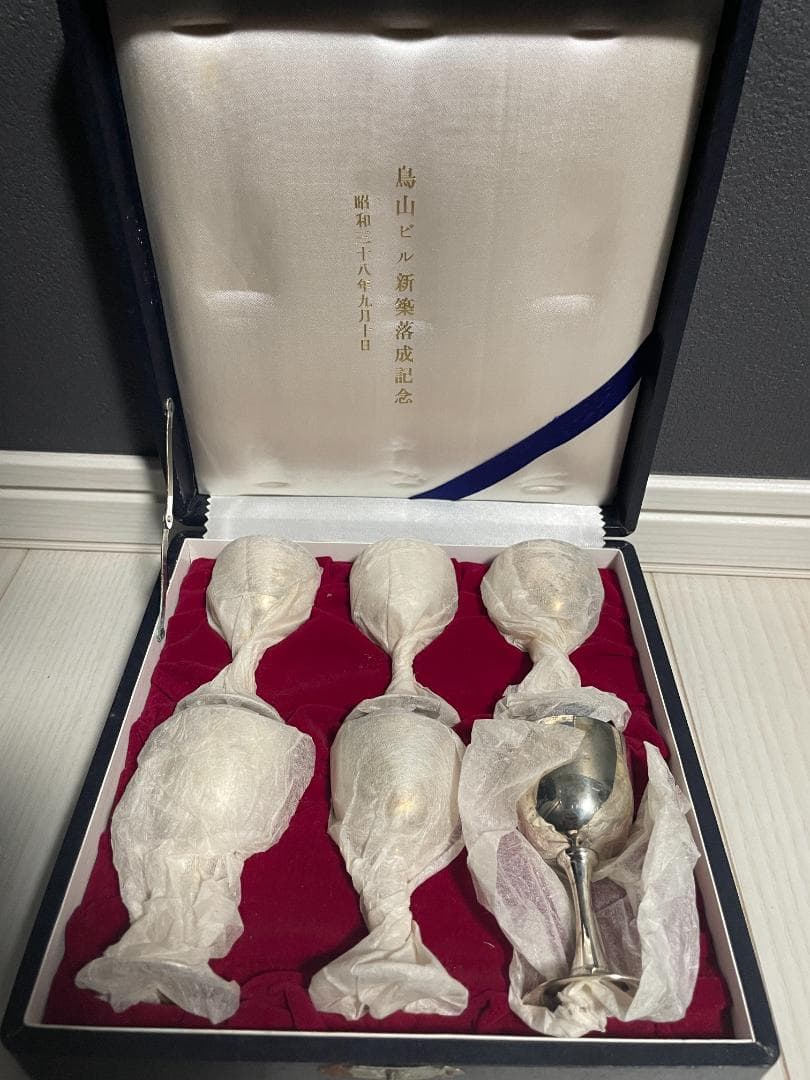 銀製 杯 カップ 6個セット 計252g以上 銀製 杯 カップ 6個セット 計252g以上