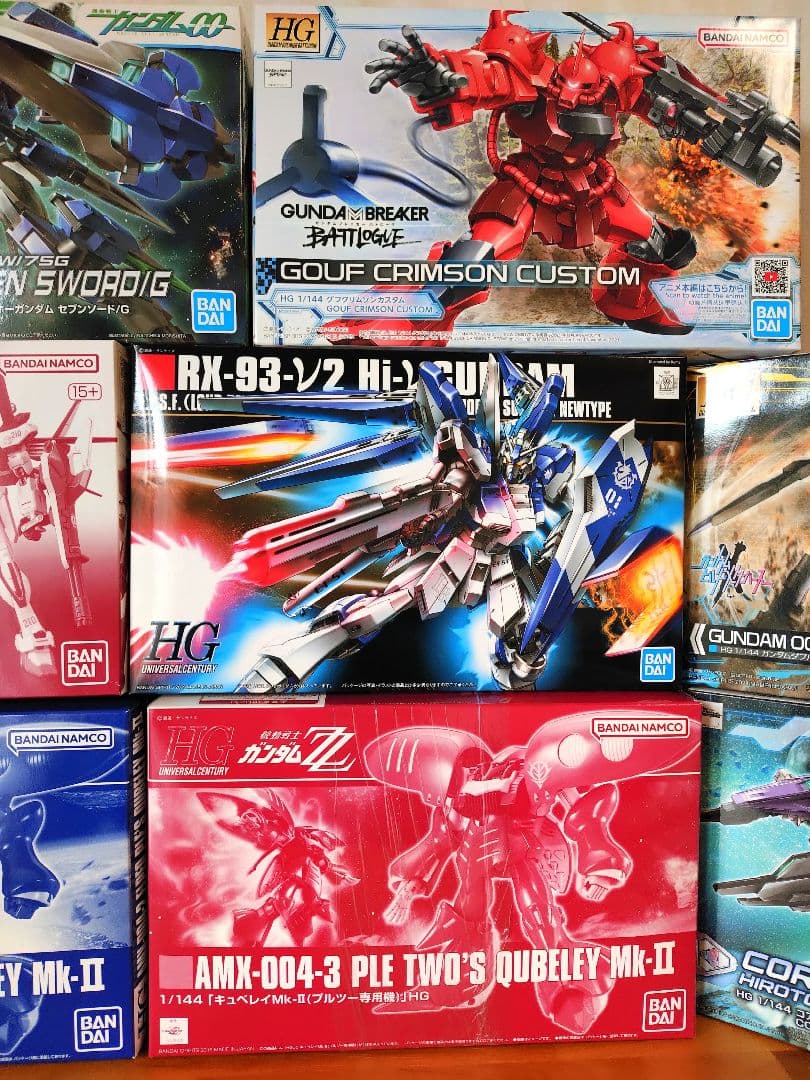 ガンプラセット 未開封未組み立て品 7個セットまとめ売り!