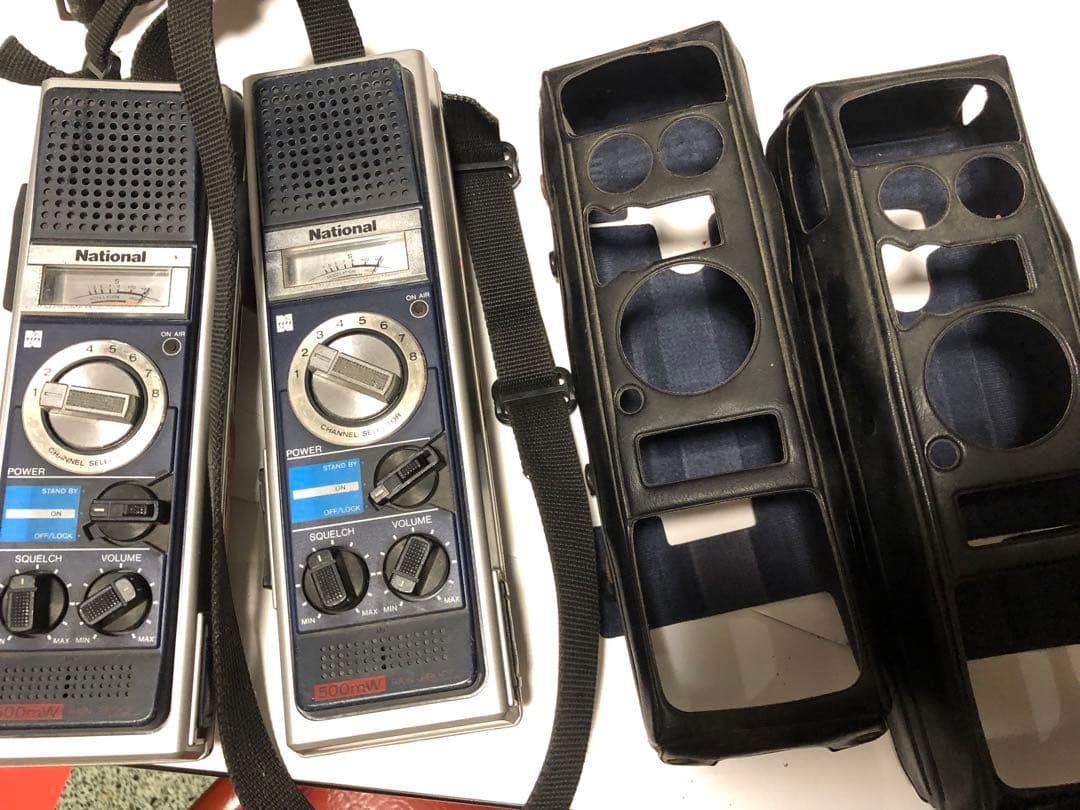 nationaナショナルのレトロなトランシーバー2個セット