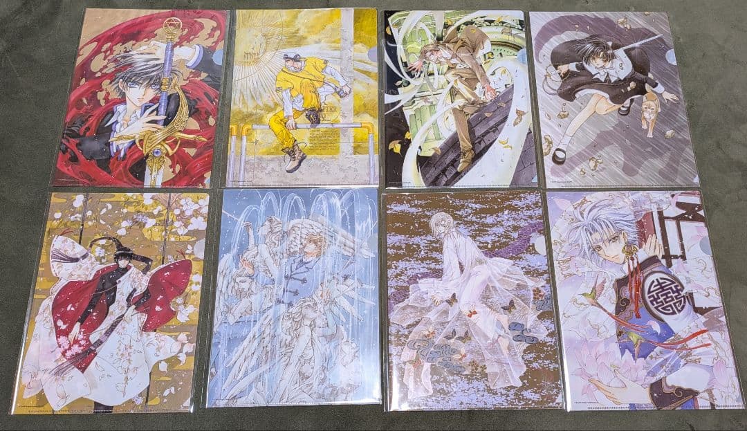 sandwich CLAMP X クリアファイル A〜H コンプセット CLAMP X クリアファイル 約20数年前の物です 新品未使用 CLAMP『