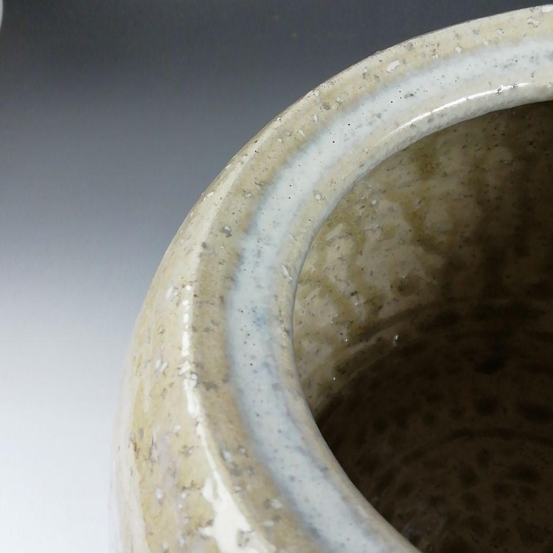 T679 水指 『萩焼』『大和保男 作』 共箱 茶道具 T679 水指