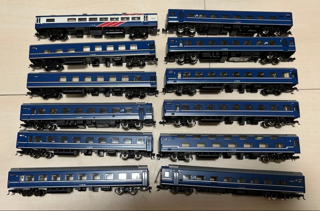 TOMIX 14系15形 寝台特急なは・あかつき12両室内灯付