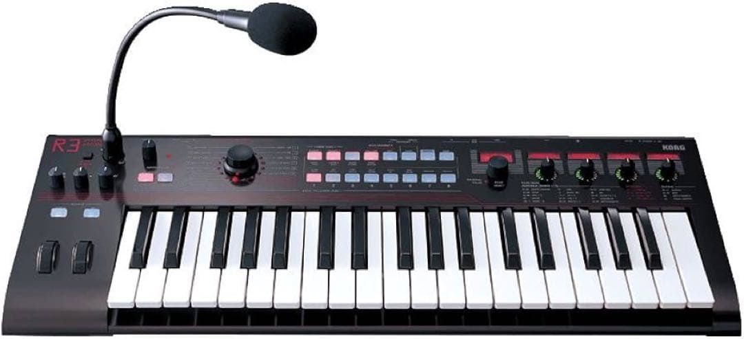ケース・シールド付】KORG R3 シンセサイザー ボコーダー 37鍵