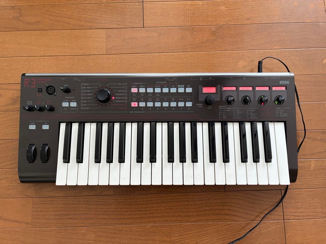 ケース・シールド付】KORG R3 シンセサイザー ボコーダー 37鍵