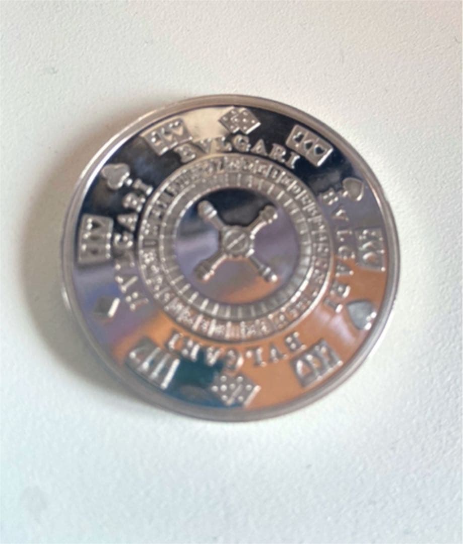 BVLGARI ラスベガス限定 カジノコイン シルバー925