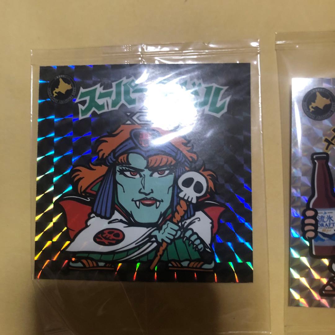 網走ビール ビックリマン特別版 3体コンプリートシール