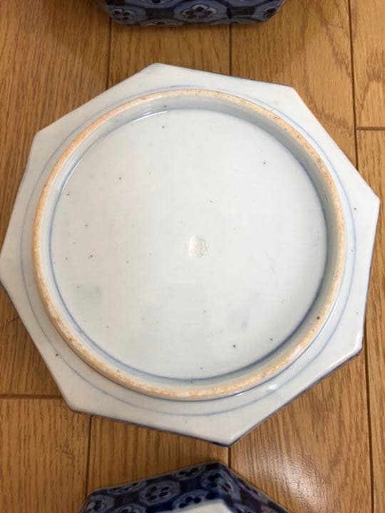伊万里 八角皿 明治 大中小 鉢 和皿 セット