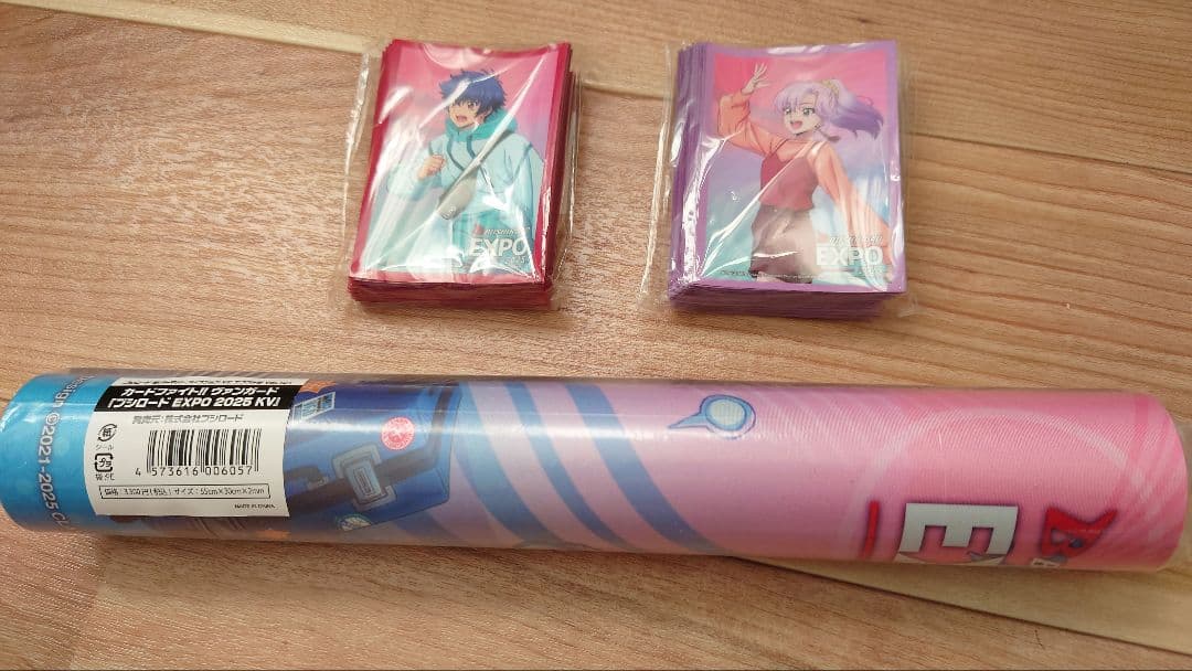 【海外限定品】ヴァンガード　スリーブ・ラバーマットセット　員弁ナオ　明導アキナ 海外限定品】ヴァンガード スリーブ・ラバーマットセット 員弁ナオ 明