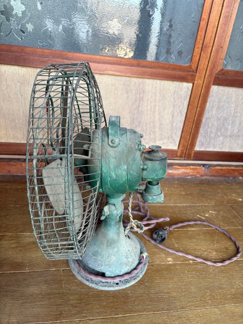 昭和レトロ 扇風機　芝浦製作所