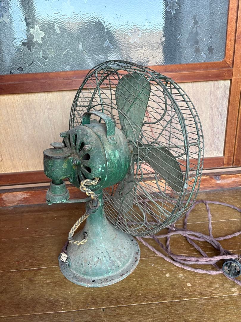 昭和レトロ 扇風機　芝浦製作所