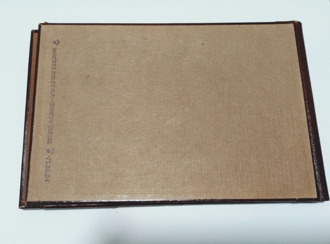 ロレックス ノベルティ メモ帳 サービスセンター案内込