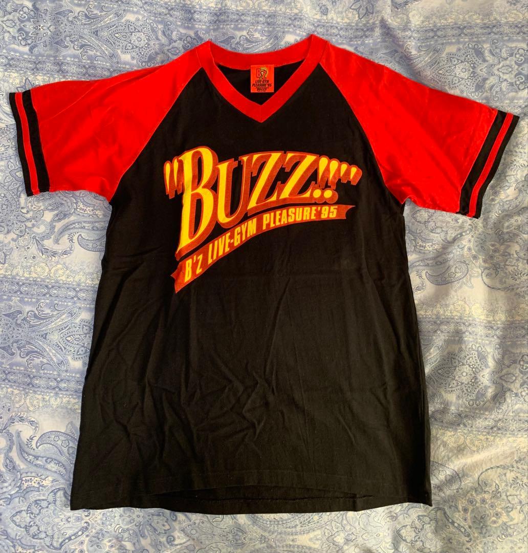 B´z PLEASURE´95 BUZZ!! Tシャツ【ベースボールシャツ】