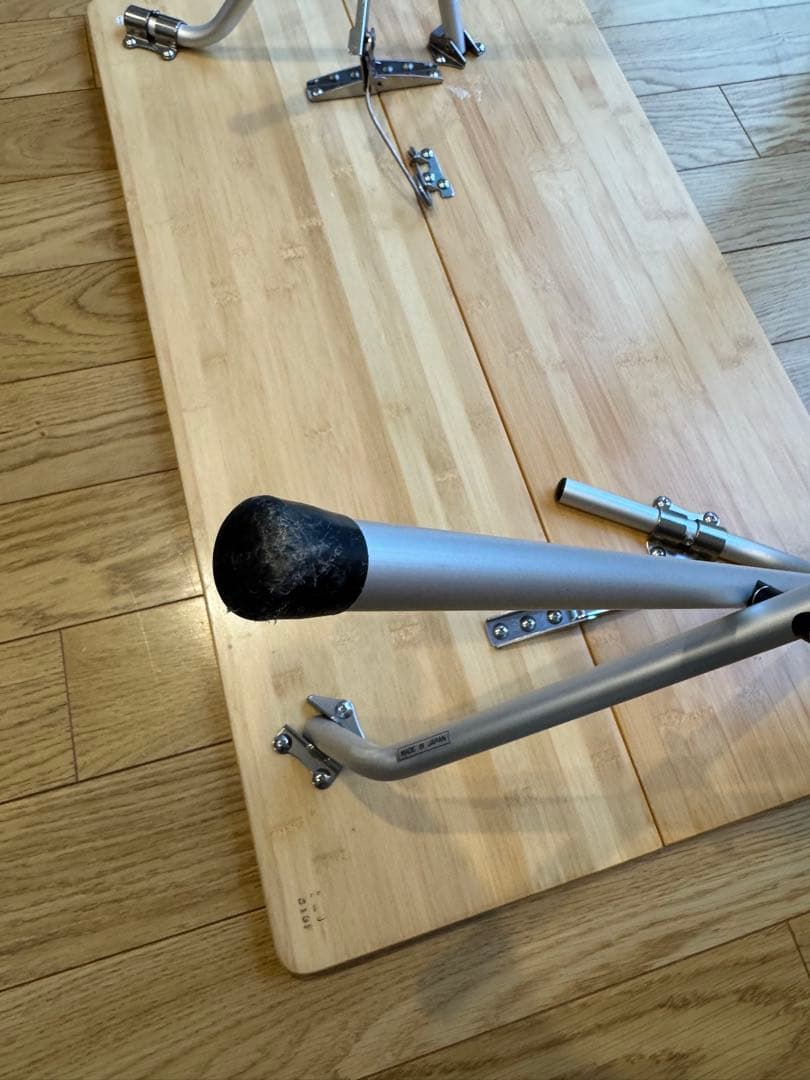 ジャンク品】スノーピーク ワンアクションローテーブル竹LV-100T