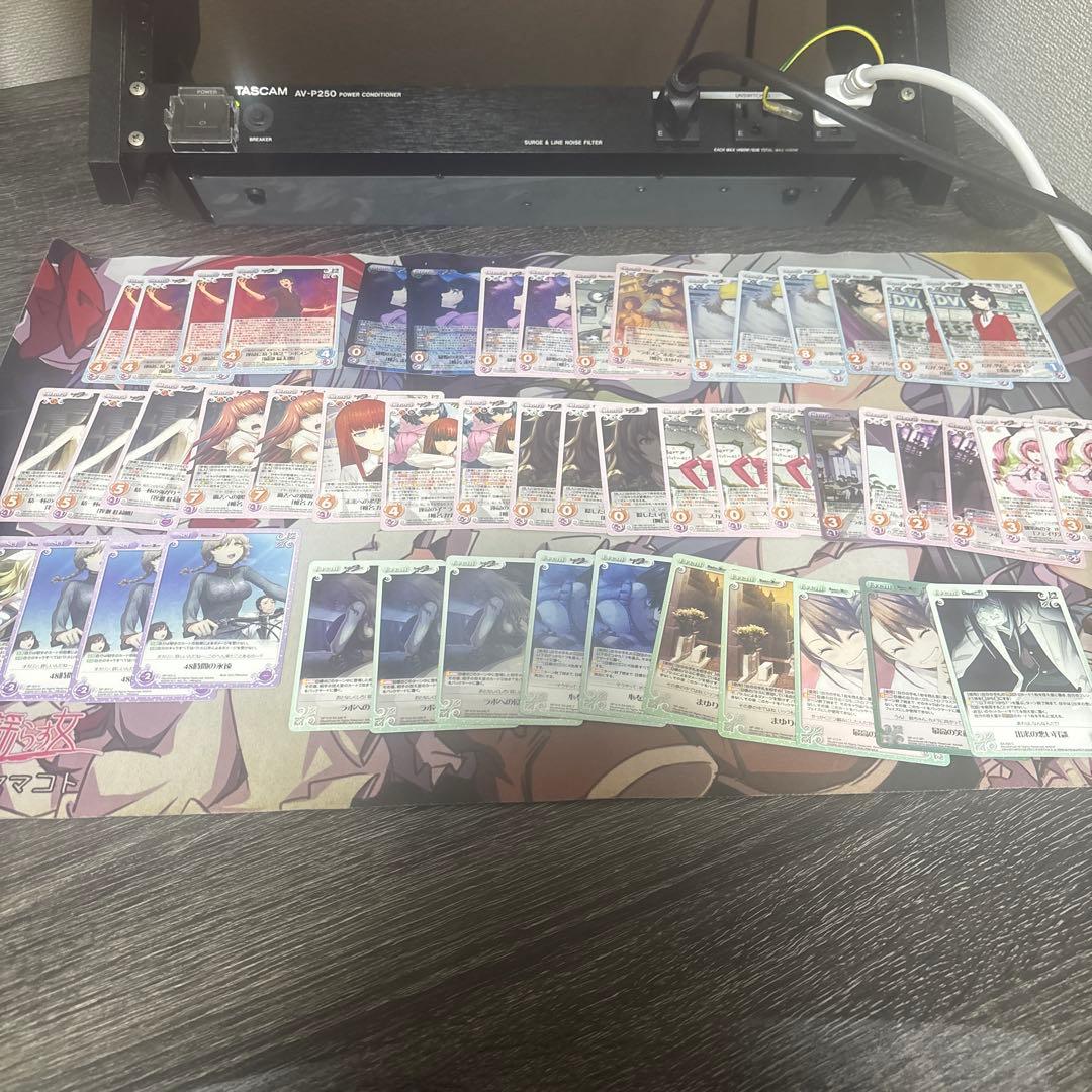 カオスtcg シュタインズゲート　岡部倫太郎デッキ　RRR有 カオスtcg シュタインズゲート 岡部倫太郎デッキ RRR有