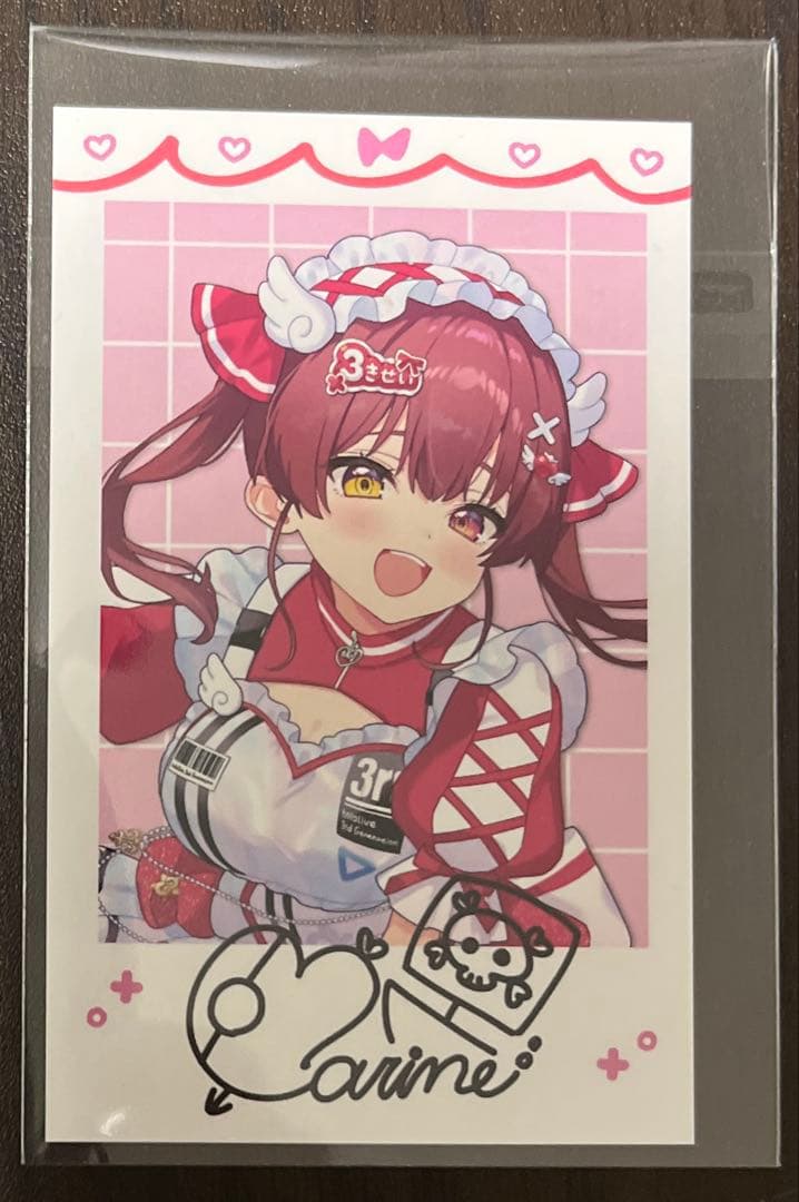 ホロライブ 3期生 1st EPきゅるるん大作戦 宝鐘マリン チェキ風カード