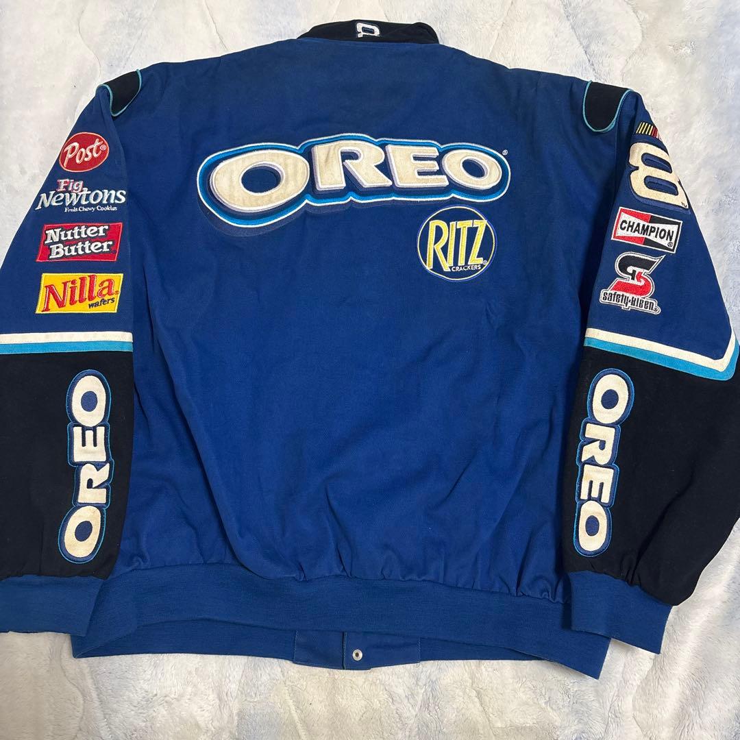 90's NASCAR OREO オレオ　レーシングジャケット　4XL