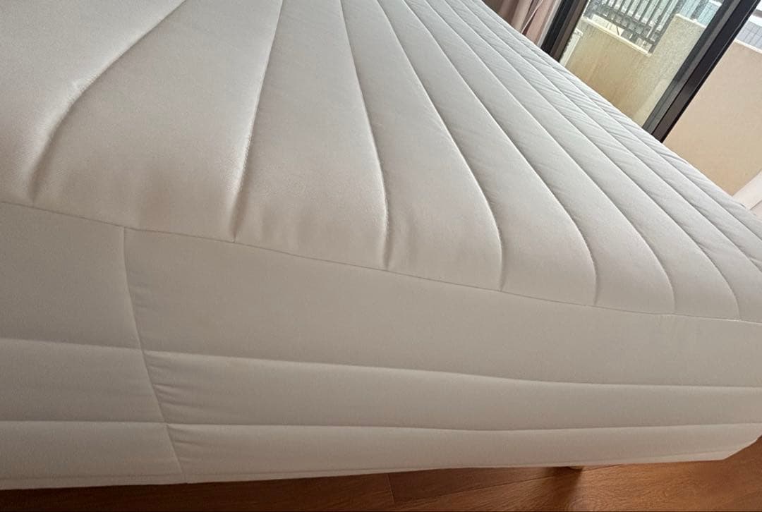 無印良品　脚付マットレス　ポケットコイル　ダブル　送料込　美品