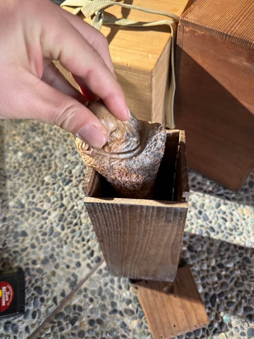 ‼️年末激安コメOK‼️リサイクルFORT‼️中国品買取④‼️唐物石製寿老人物図立像‼️