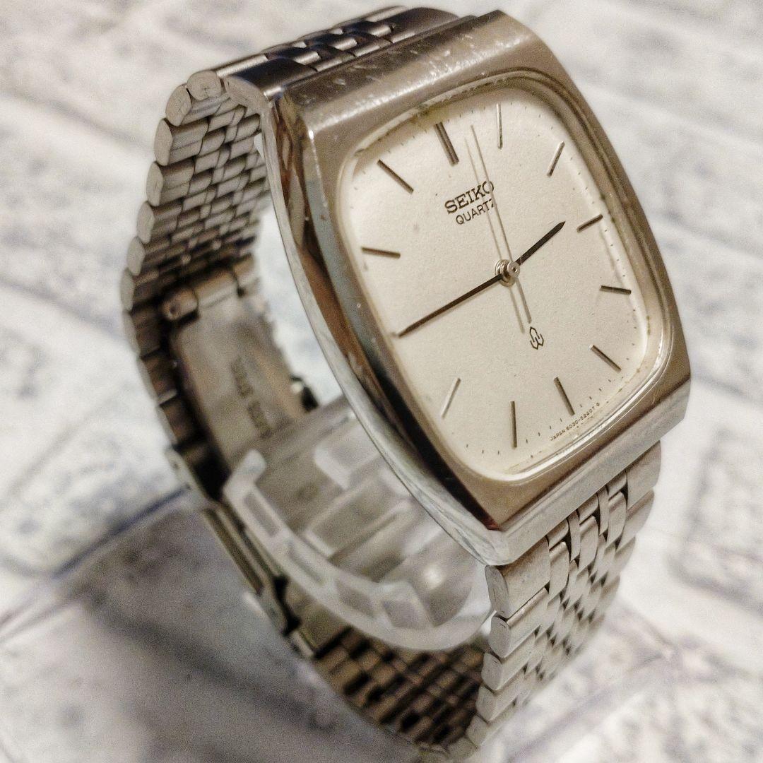 ヴィンテージ　男女兼用 セイコー　シャリオ　クォーツ腕時計　シルバー　稼働品