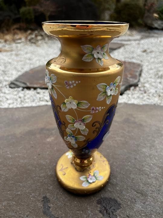 ボヘミアングラス エーゲルマン 「ハイエナメル」花瓶 - メルカリ