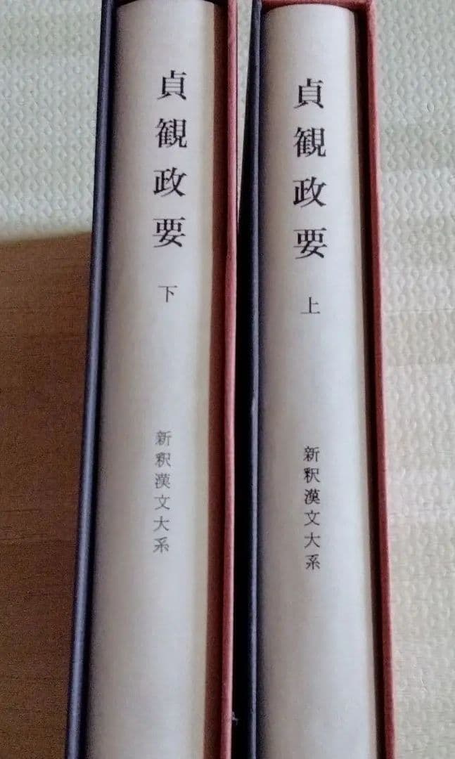 新釈漢文大系 95、96 貞観政要 上・下