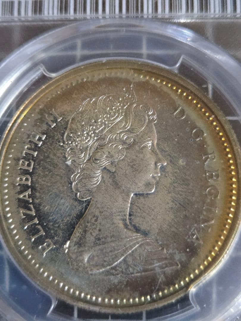 1971年 カナダ 1ドル PCGS SP66 コロンビア SV800 銀貨