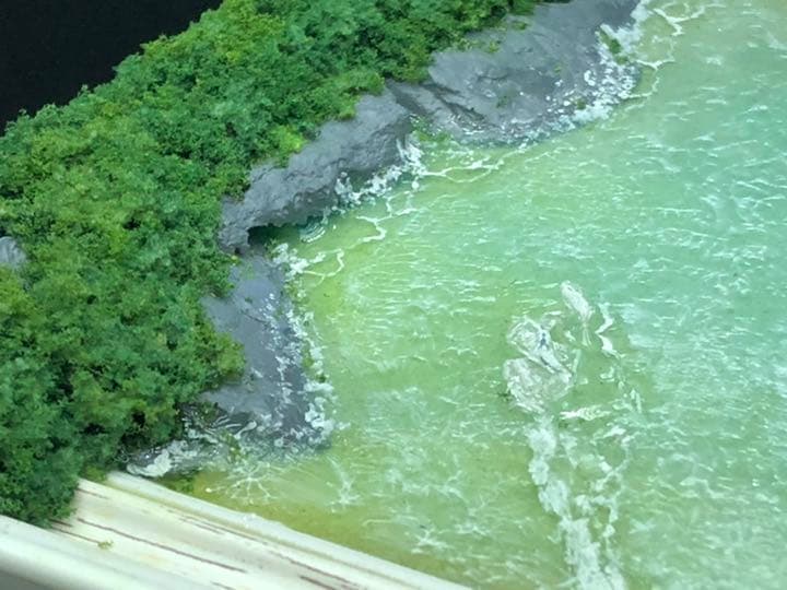 灯台のある風景　ジオラマ