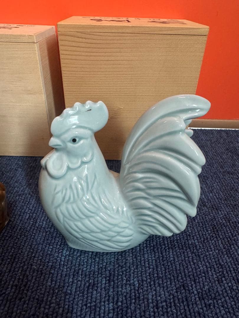 2053 九谷焼 北村隆 干支 亥 酉 置物 - メルカリ