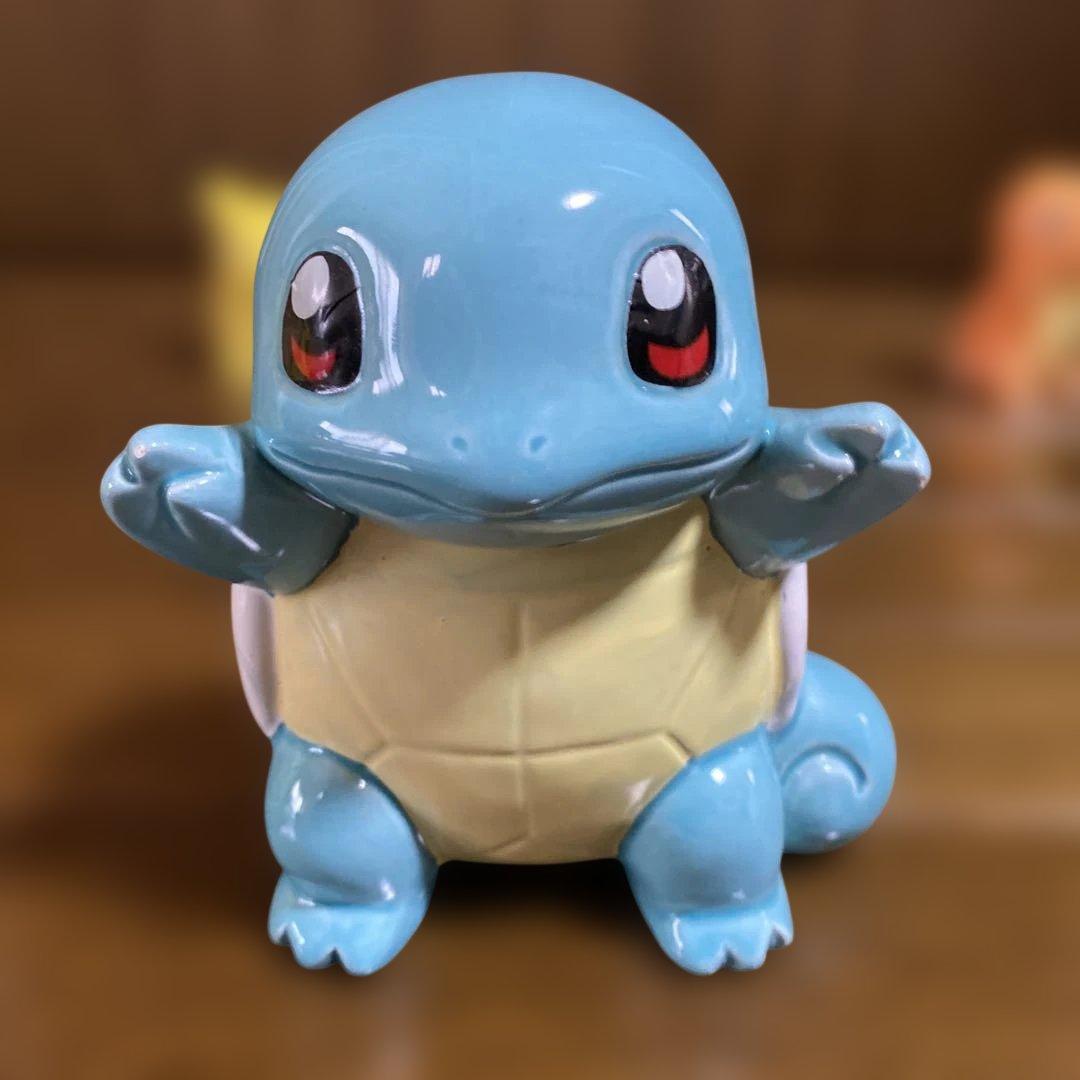 【陶器】ピカチュウ　ヒトカゲ　ゼニガメ　貯金箱　希少品　ポケモン　pokemon