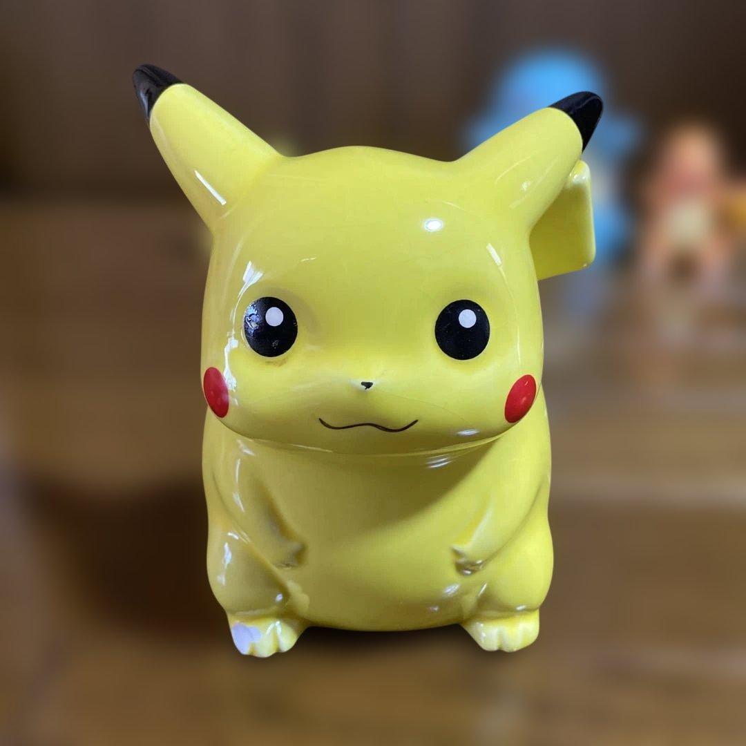 【陶器】ピカチュウ　ヒトカゲ　ゼニガメ　貯金箱　希少品　ポケモン　pokemon