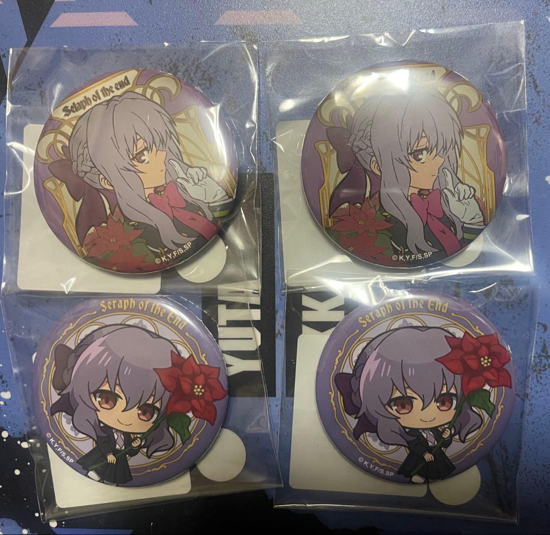 終わりのセラフ DMMスクラッチ 缶バッジ 柊シノア - メルカリ
