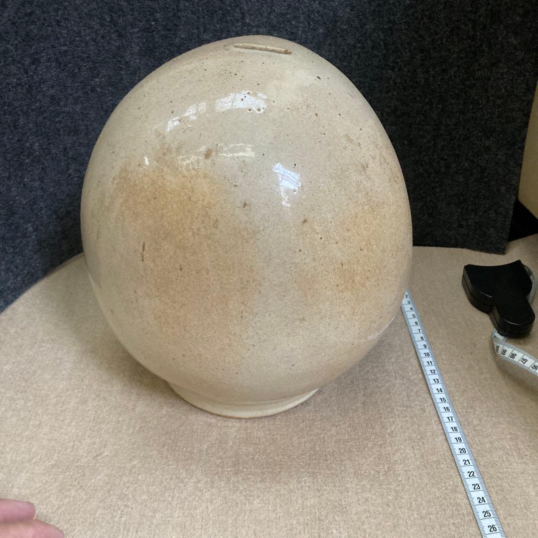 狸ダルマの貯金箱　陶器製 値下げ価格