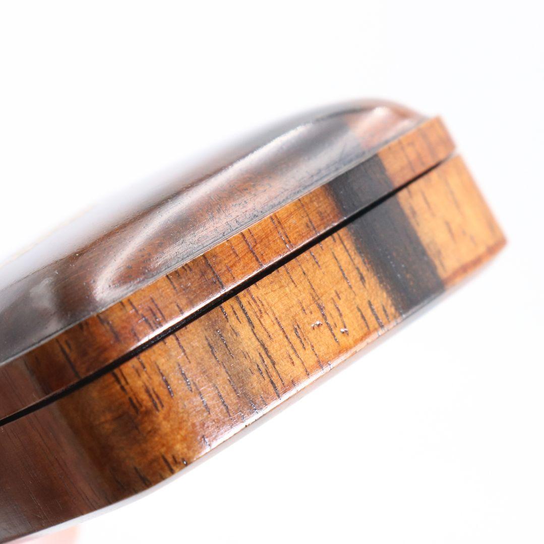 平安 浅見与し三作 乾山写松絵 香合 金蒔絵 茶道具 共箱　C897