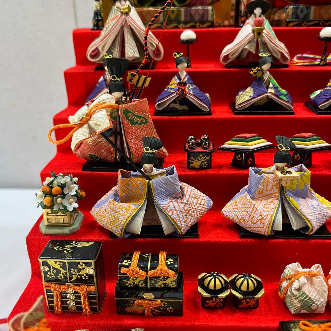 y0114-43雛人形セット　めご雛　まりこ作　和紙