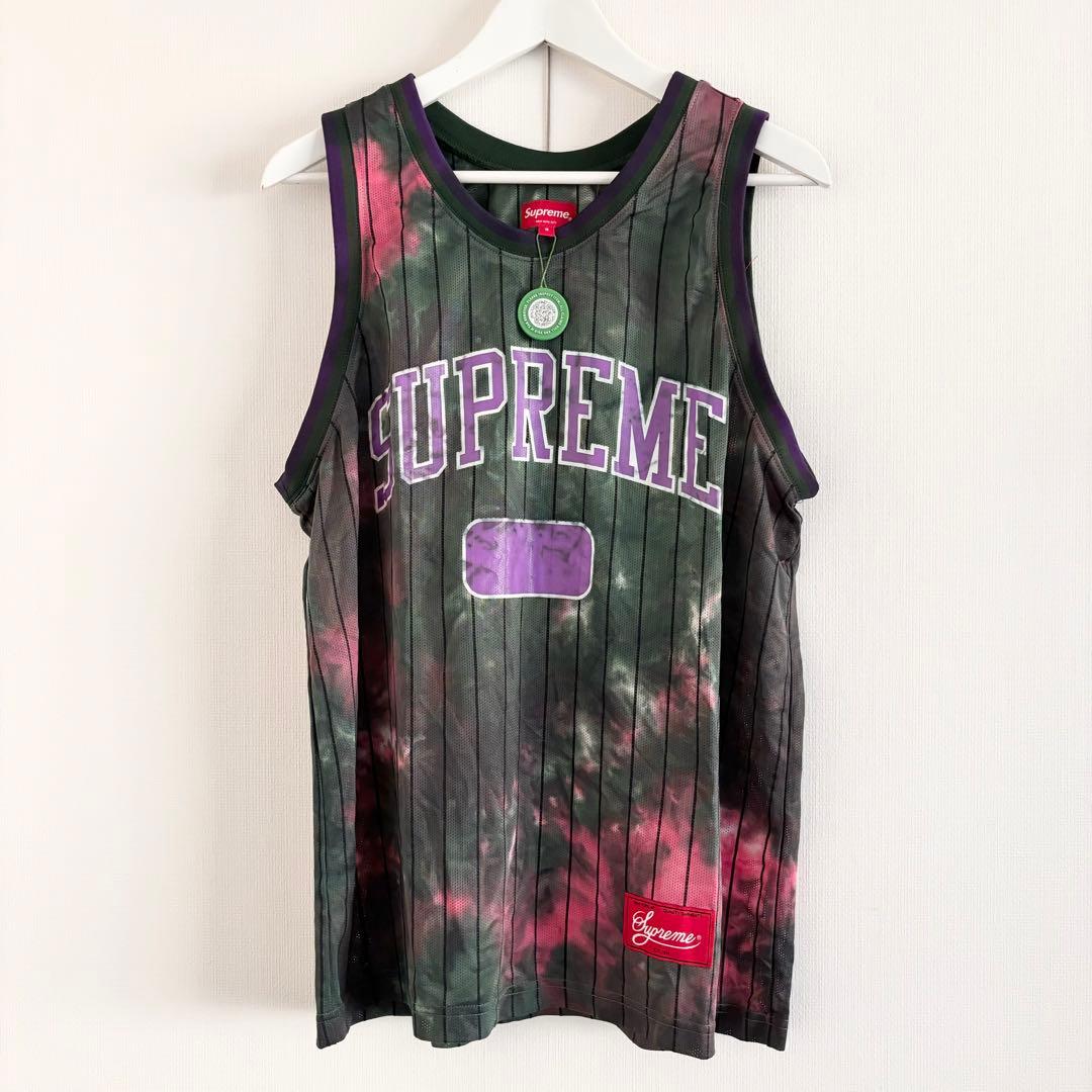 新品 タイダイ染めが夏らしい バスケジャージ タンクトップ Supreme