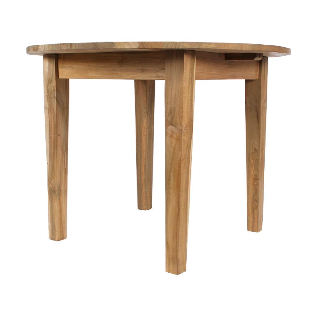 【ユさま専用】ダイニングテーブル 古材 チーク 木製 円形