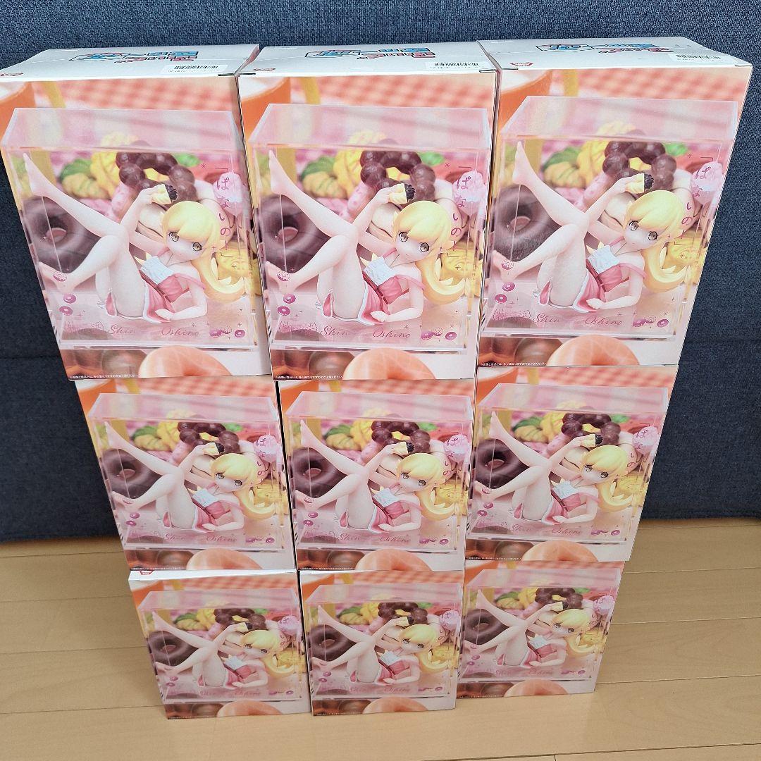 物語シリーズ 忍野忍 フィギュア ふぃぐきゅーぶ　9個セット