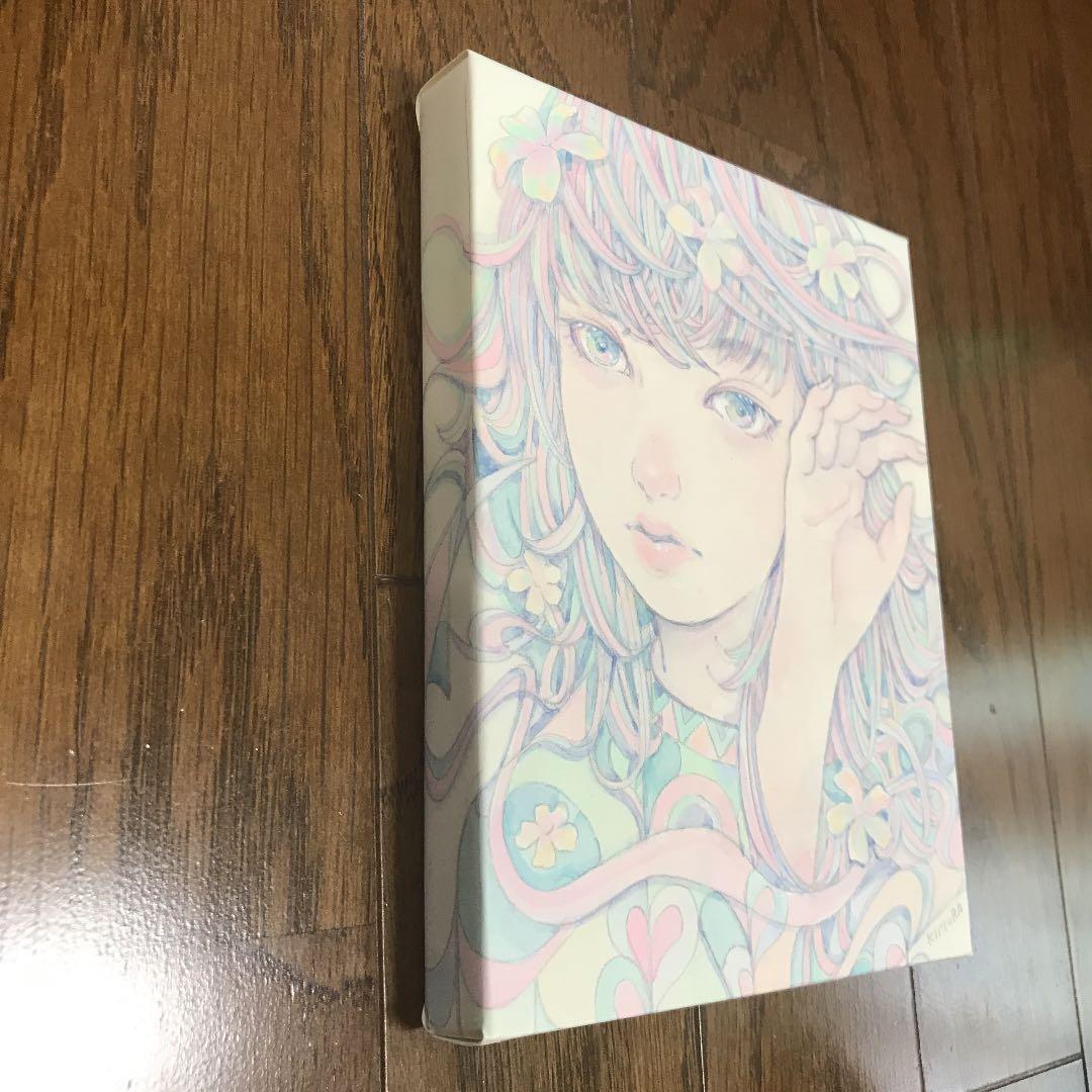 ☆木村智博「かすかな思い」木製パネル アクリルガッシュ 色鉛筆 鉛筆