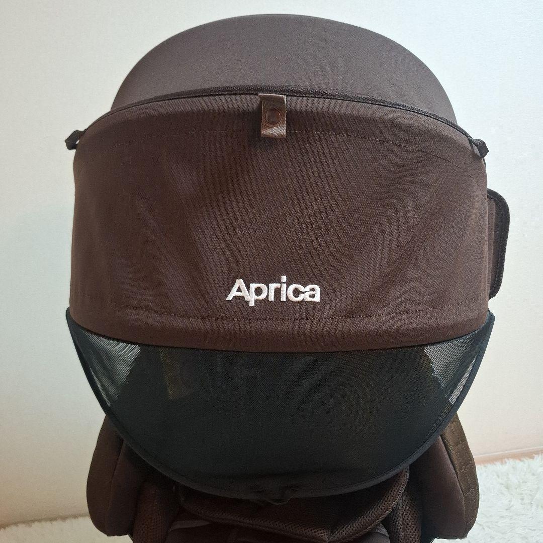 【美品】アップリカ フラディアグロウ ISOFIX インテリジェンスブラウン