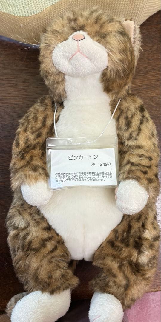 【美品】Cuddly ぬいぐるみ　猫 ピンカートン