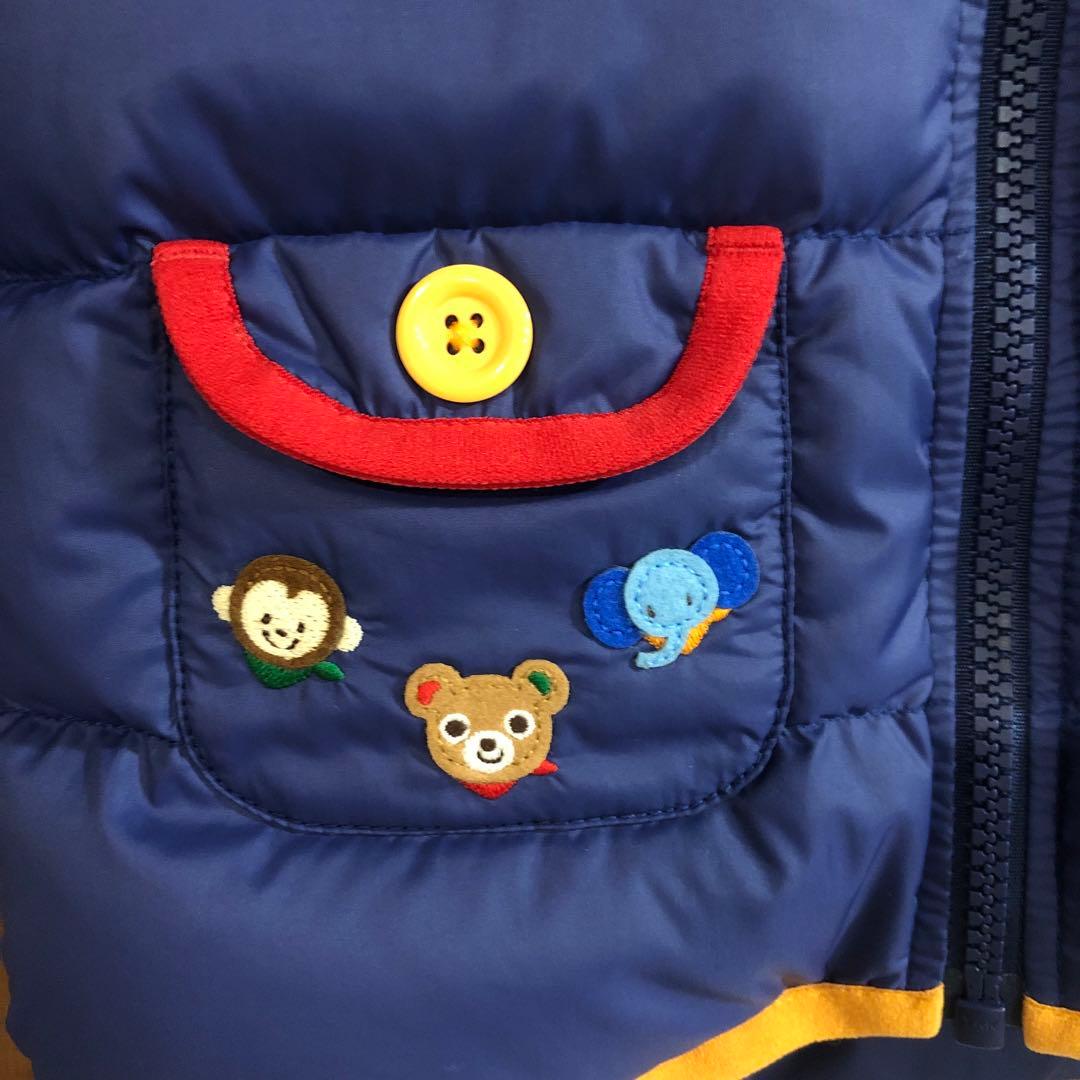 ミキハウス☆80☆新品☆ダウン☆ プッチー君豪華ワッペン　定価49500円