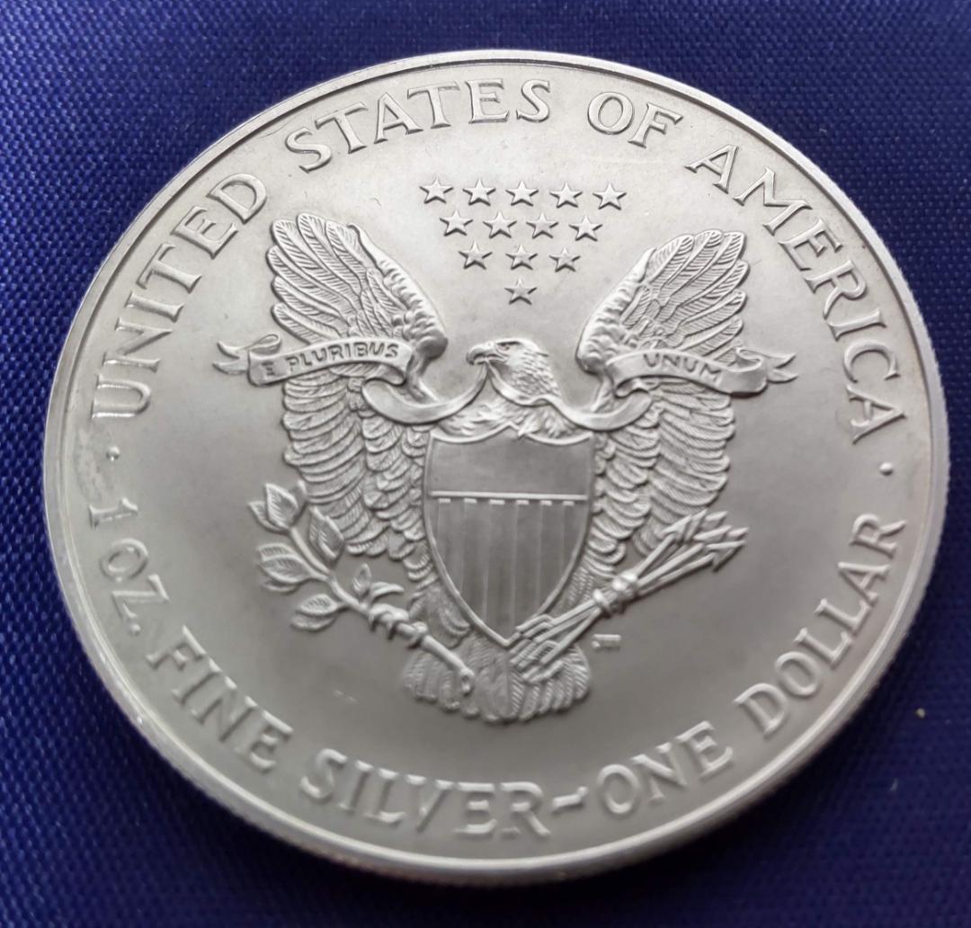 1996年 アメリカ イーグル銀貨 ウォーキングリバティ 1ドル 1オンス