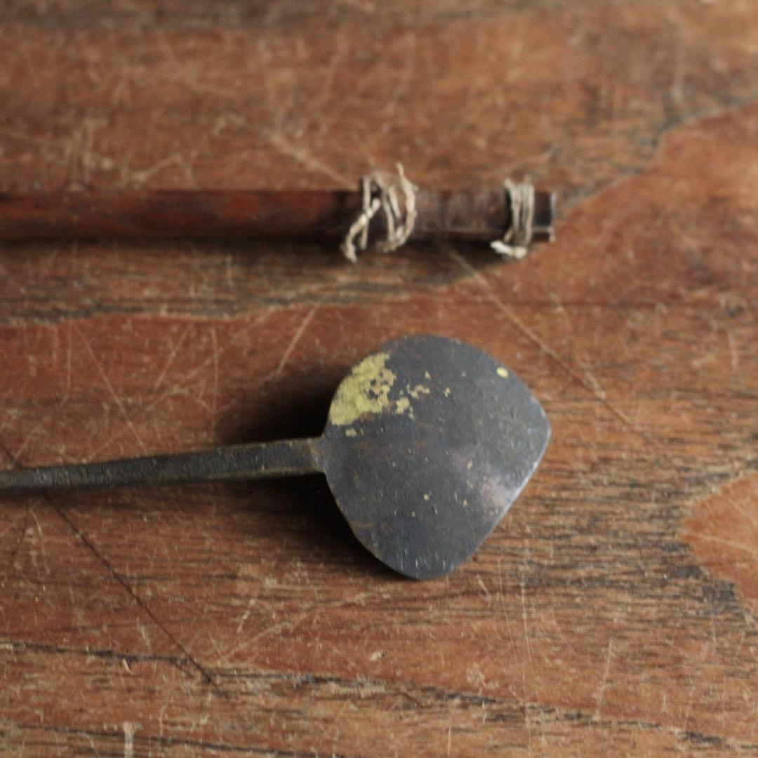 古い 薬匙 No.11 古道具 アンティーク 使えない スプーン