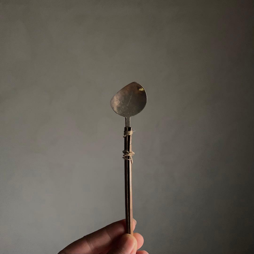 古い 薬匙 No.11 古道具 アンティーク 使えない スプーン