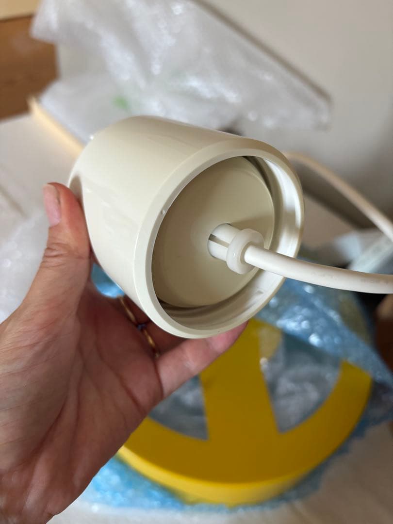 オリカ olika イエロー 3灯 照明 ペンダントライト 引っ掛けシーリング