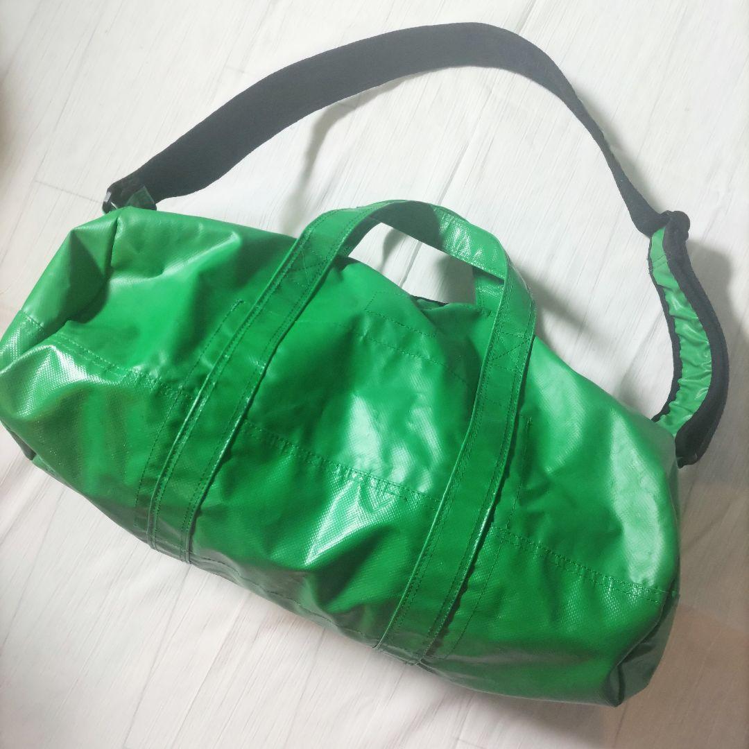 CABANE de ZUCCA】 ボストンバッグ 2wayショルダー 緑色